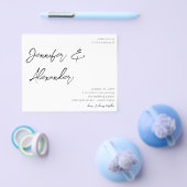 バジェット白結婚書写真V2 チラシ (シングル)