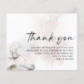 バジェット白花模様写真結婚の感謝 (正面)