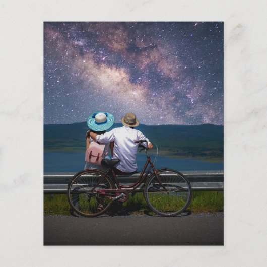 バジェット神秘的なブラック金ゴールドサンムーン結婚写真 (裏面)