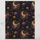 バジェット神秘的な黒金ゴールド天結婚星 チラシ (裏面)