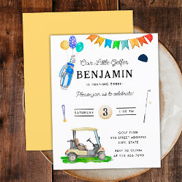 バジェット私たちのリトルゴルファー黄色のキッズゴルフ誕生日