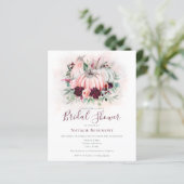 バジェット秋カボチャブライダルシャワー招待 (スタンド正面)