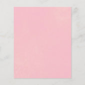 バジェット秋カボチャブライダルシャワー招待 (裏面)