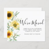 バジェット秋秋ひまわり引っ越しました移動 (正面/裏面)