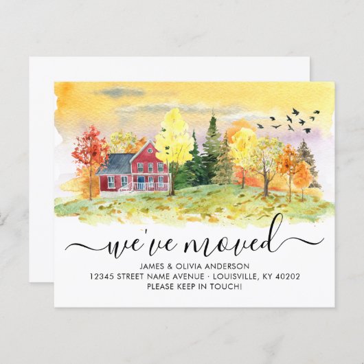 バジェット秋秋フォレストウッズ引っ越しました移動 (正面/裏面)