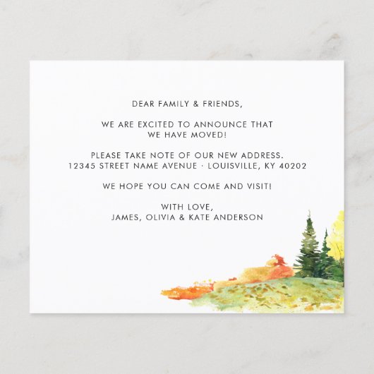 バジェット秋秋フォレストウッズ引っ越しました移動 (裏面)