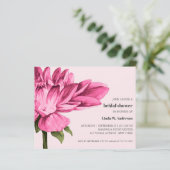 バジェット素晴らしブルーミングフラワーピンクブライダルシャワー (スタンド正面)