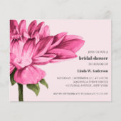 バジェット素晴らしブルーミングフラワーピンクブライダルシャワー (正面)