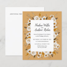 バジェット素朴なカモミール結婚ミモサ