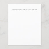 バジェット素朴なカモミール結婚ミモサ (裏面)