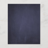 バジェット素朴なネイビーピンクフローラ結婚式招待状 (裏面)