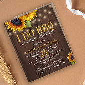 バジェット素朴なヒマワリ私はbbqカップルのシャワー