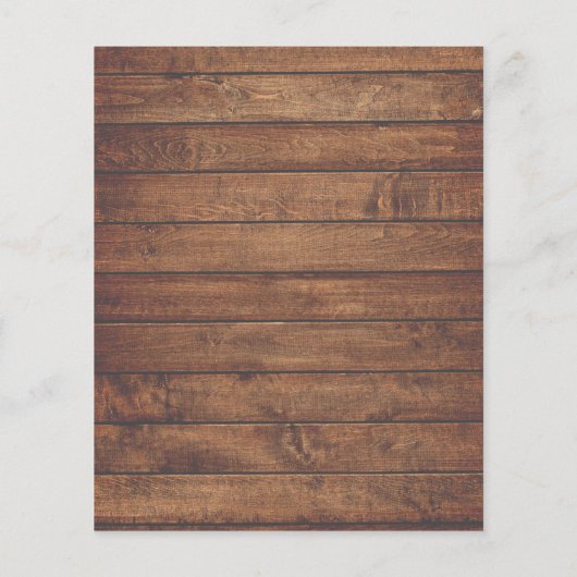 バジェット素朴なユーカリのブライダルシャワー招待 (裏面)