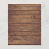 バジェット素朴なユーカリのブライダルシャワー招待 チラシ (裏面)