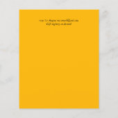 バジェット素朴ひまわりカウボーイブーツ結婚式の招待 (裏面)