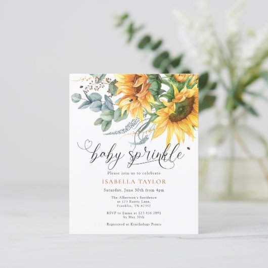 バジェット素朴ひまわり赤ちゃんシャワー散水 (スタンド正面)