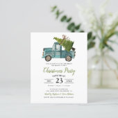 バジェット素朴ウォーターカラーブルートラッククリスマス (スタンド正面)