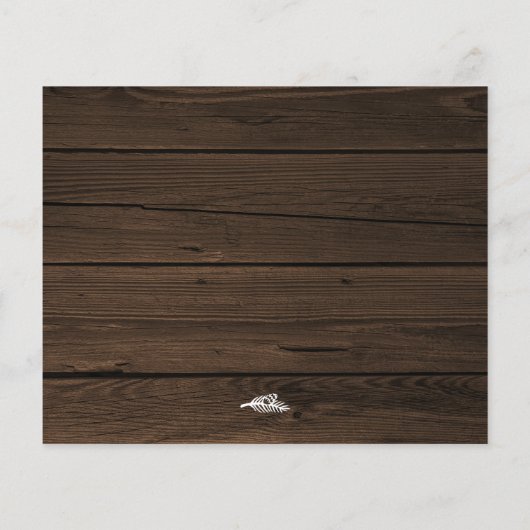 バジェット素朴ウッドクリスチャン聖歌詩の写真 (裏面)