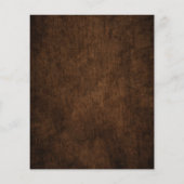 バジェット素朴ウッドサンフラワーズブライダルシャワー招待状 (裏面)