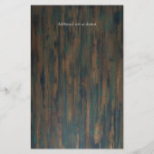 バジェット素朴ウッドサンフラワーレース結婚式の招待 (裏面)