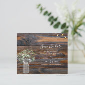 バジェット素朴ウッドジプソフィラ日付を保存 (スタンド正面)