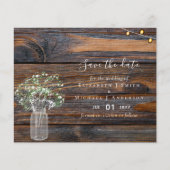 バジェット素朴ウッドジプソフィラ日付を保存 (正面)