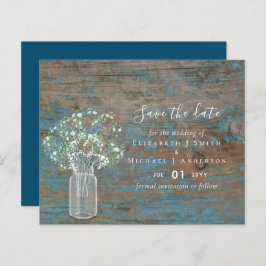 バジェット素朴ウッドジプソフィラ日付を保存