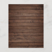 バジェット素朴ウッドストリングライト&レース結婚ズ (裏面)