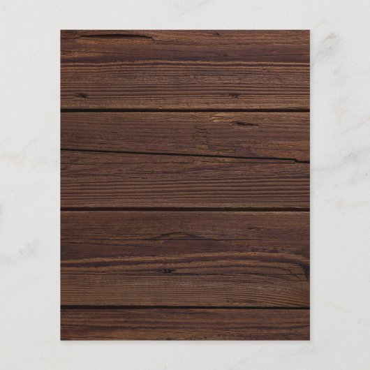 バジェット素朴ウッドユーカリブライダルシャワー (裏面)