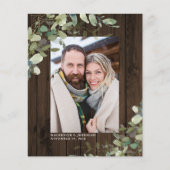 バジェット素朴ウッドユーカリ写真保存日 (正面)