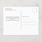 バジェット素朴ウッドユーカリ日付を保存 (裏面)