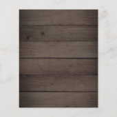 バジェット素朴ウッドユーカリ緑の赤ちゃんシャワー (裏面)