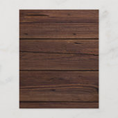 バジェット素朴ウッドユーカリ金ゴールドブライダルシャワー (裏面)