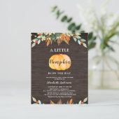 バジェット素朴カボチャの文字列ライト赤ちゃんシャワー (スタンド正面)