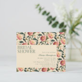 バジェット素朴カントリーフラワーブライダルシャワー招待状 (スタンド正面)