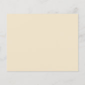 バジェット素朴カントリーフラワーブライダルシャワー招待状 (裏面)