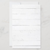 バジェット素朴キャビンクリスマスパーティの招待状 (裏面)