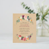 バジェット素朴クラフトフローラリースブライダルシャワー (スタンド正面)