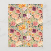 バジェット素朴クラフトフローラリースブライダルシャワー (裏面)