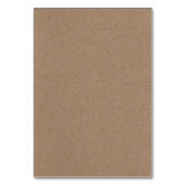 バジェット素朴クラフトフローラ テーブルナンバー (裏面)