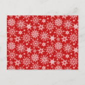 バジェット素朴クリスマスウッド4 PHOTOホリデーカード ポストカード (裏面)