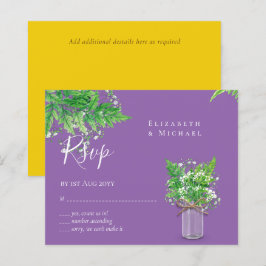 バジェット素朴グリーンリーRSVPファーン葉ズ