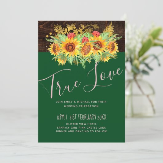 バジェット素朴サマーサンフラワー結婚ズフローラ (スタンド正面)