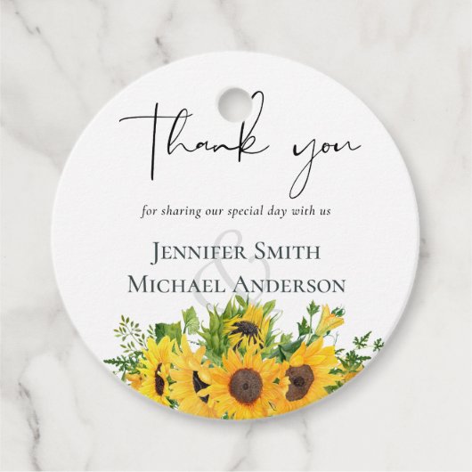 バジェット素朴サンフラワーサザン結婚ズ フェイバータグ (正面)