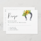 バジェット素朴サンフラワーサザン結婚ズ ポストカード (正面/裏面)