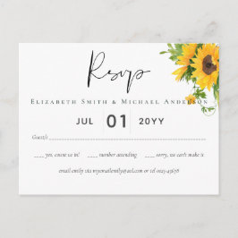 バジェット素朴サンフラワーサザン結婚ズ ポストカード