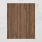 バジェット素朴サンフラワーズブライダルシャワー招待 (裏面)