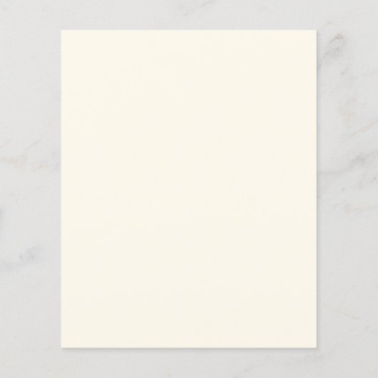 バジェット素朴サンフラワーズブルーブライダルシャワー招待状 (裏面)