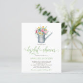 バジェット素朴シックフローラブライダルシャワー招待 (スタンド正面)