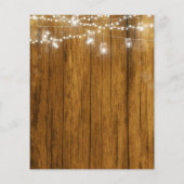 バジェット素朴スタグメイソンジャー結婚式招待状 (裏面)